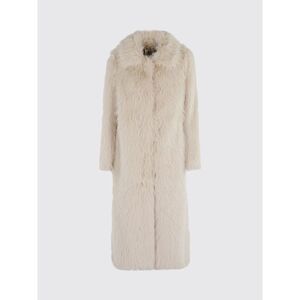 Semicouture Fur Coat Woman White